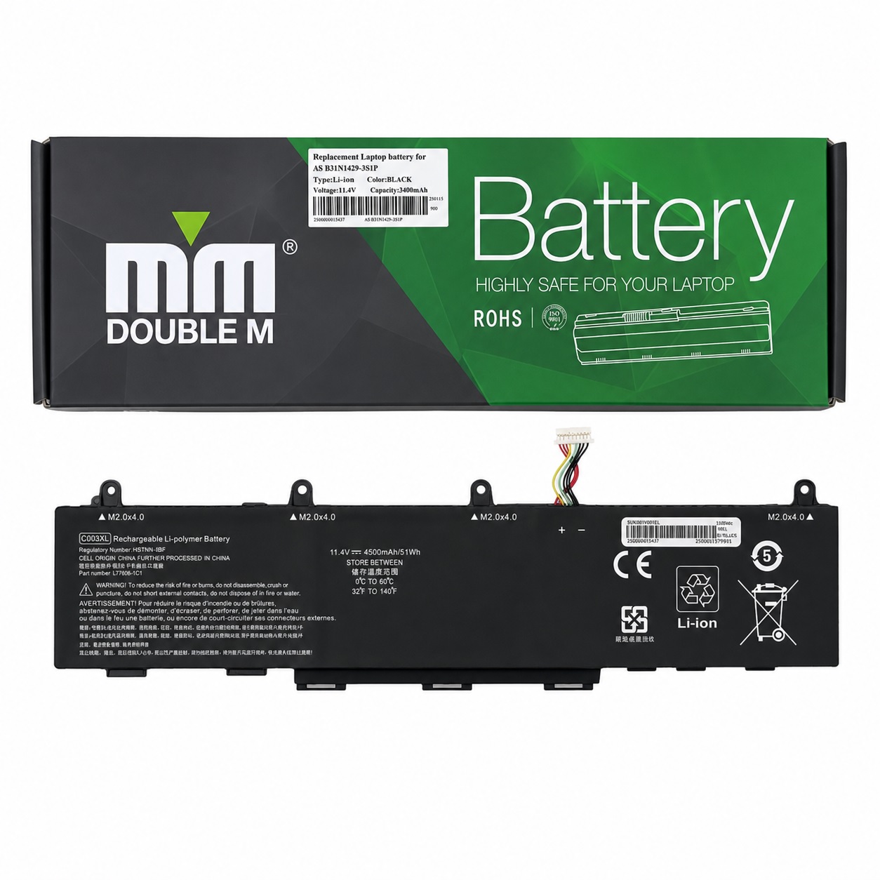 باتری اچ پی mm a type cc03 / 850-g7