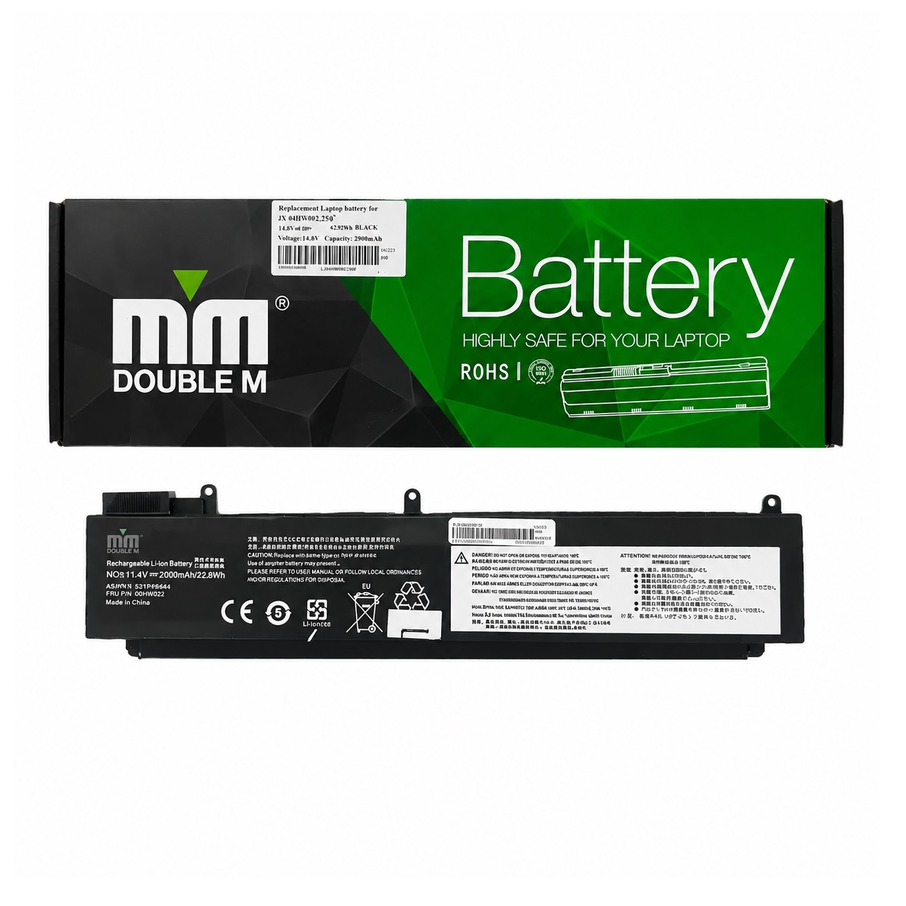 باتری لنوو مدل 00HW022/T460S/T470S