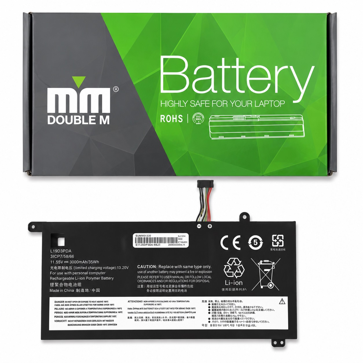 باتری لنوو mm l19l3pda/l19d3pda