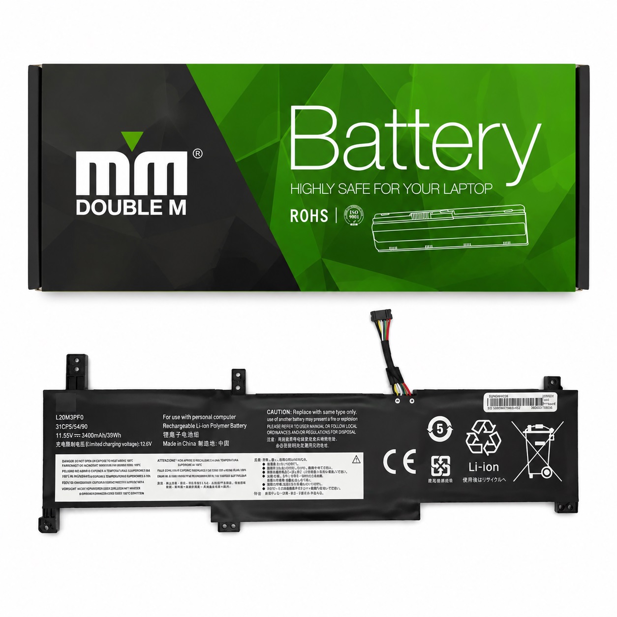 باتری لنوو mm ip3/l20m3pf0