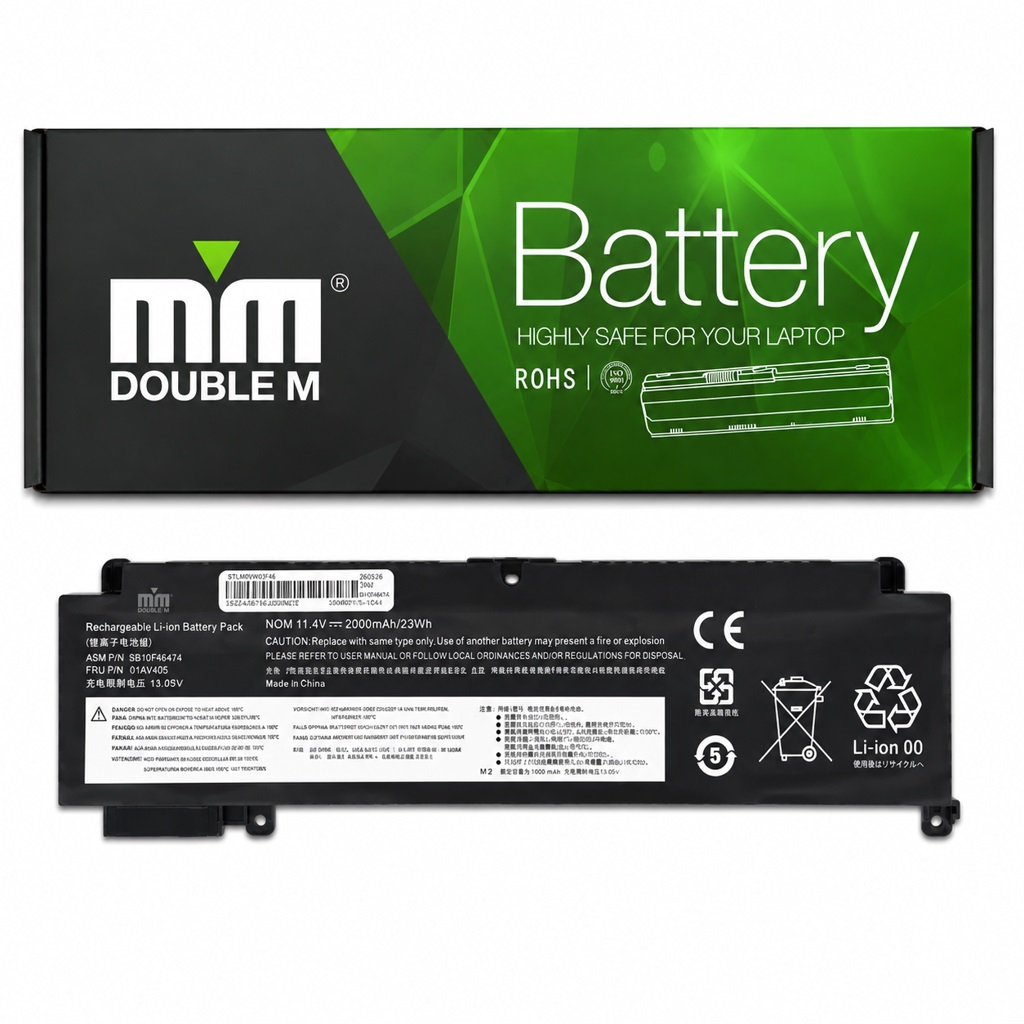 باتری لنوو mm t460s/01av405/00hw024